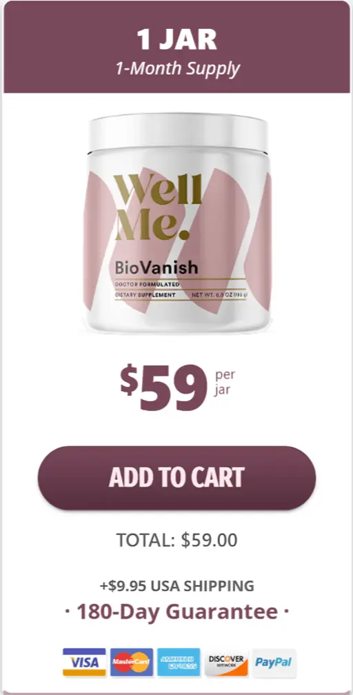 BioVanish offer price